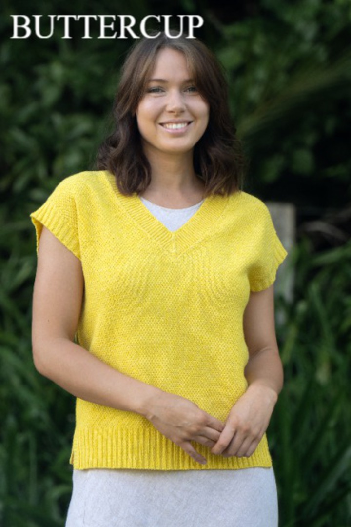 Lothlorian Cotton/Merino Evie Textured Vest image 0
